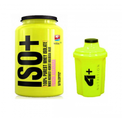 4+NUTRITION Iso+ 2000 gram+shaker 